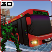 Robot Bus game - Robot Passenger Bus Simulator icon