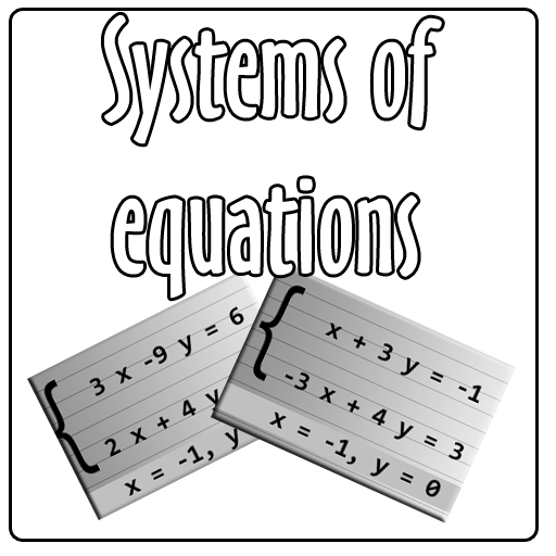 System of equations icon