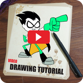 How To Draw Teen Titan Video icon