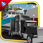 Boat Transporter Truck Driver icon