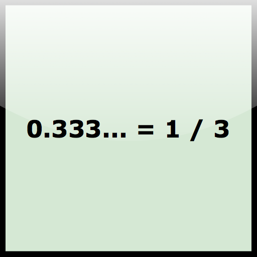 Repeating Decimal to Fraction icon