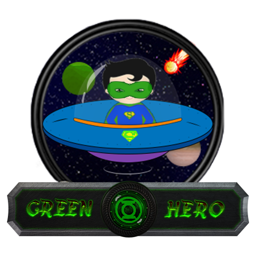 GREEN SUPER HERO icon