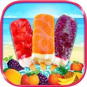 Fruity Ice Candy Pops Maker icon