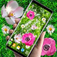 Pink Flower Live Wallpaper 🌺 Parallax Wallpapers on 9Apps