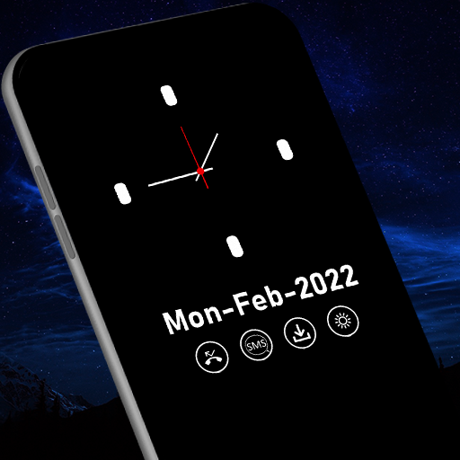 Always on display: SUPER Clock icon