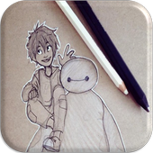 How Draw Big Hero 6 icon