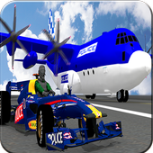 Police Kart Transport Airplane icon
