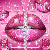 Glitter Sexy Lips keyboard icon