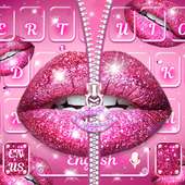 Glitter Sexy Lips-toetsenbord