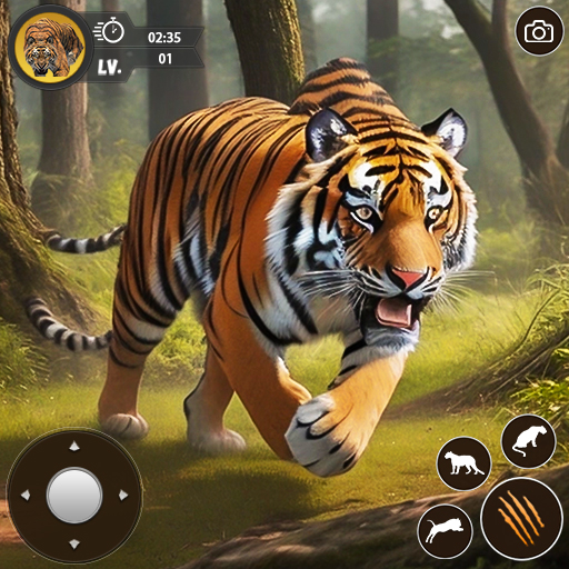 Wild Tiger Sim: Animal Games icon