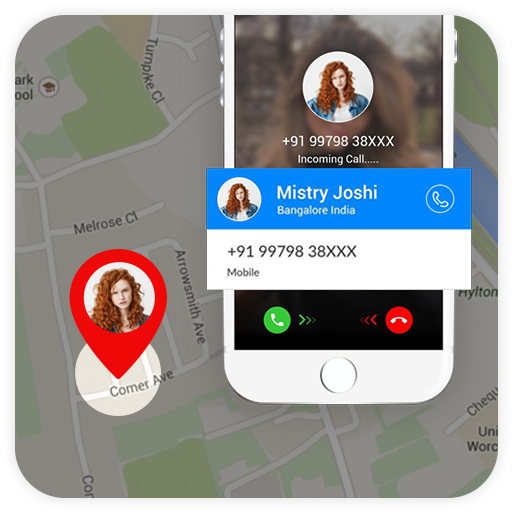 Caller Name, Location Tracker &amp; True Caller ID icon