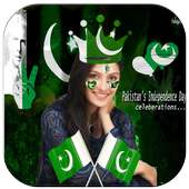 Pakistan Flag Face Maker-Pak Flag Stickers on 9Apps