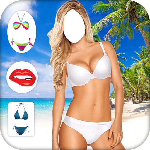 Women Bikini Photo Suit : Girl Face Editor icon