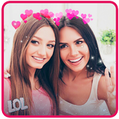 Photo Booth Heart Crown App icon