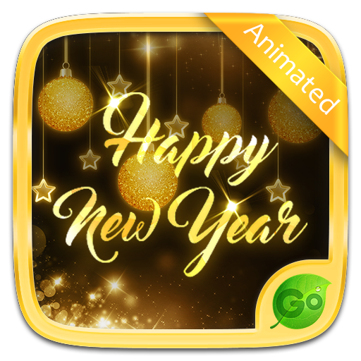 Happy New Year 2019 GO Keyboard Animated Theme icon