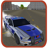 Coupe Police Car Driving icon