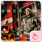 Firefighter Keyboard Theme أيقونة