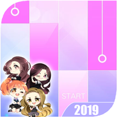 Black Pink Piano Tiles icon