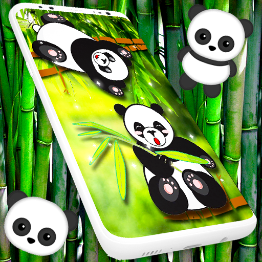 Cute Panda Live Wallpaper 🐼 Kawaii Bear Theme icon