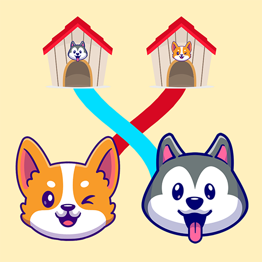 Dog rush: Draw to save games icon