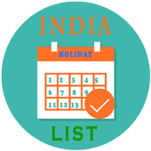 Govt Holiday List With Calender icon