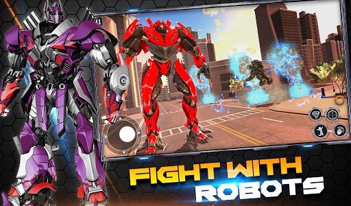 Grand Transforming Tornado Robot-Flying Robot Game screenshot 6