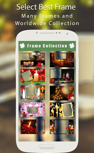 Candle Light Photo Frame - Collage Editor screenshot 3