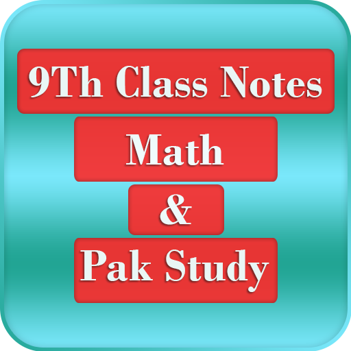 9th class math &amp; pak study notes icon