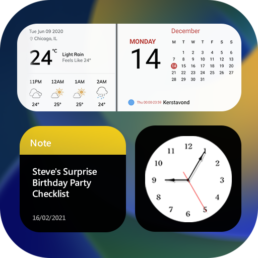 Widgets OS 16 - Color Widgets icon