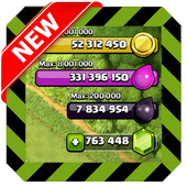 Gems cheat calc coc icon
