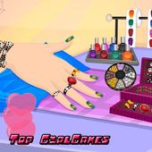 Spider Colorful Nail Polish icon