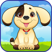 Dog puppies game for free icon