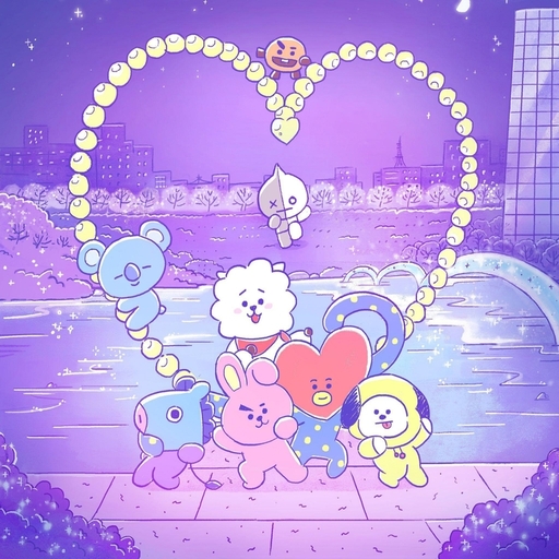 Cute BT21 Wallpaper icon