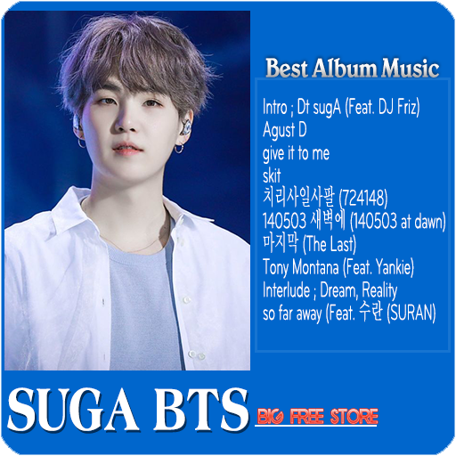 Suga BTS Best Album Music icon