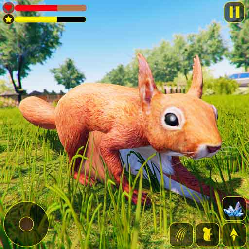 Wild Squirrel Family Sim 3D icon