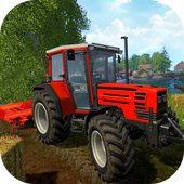 Real Tractor Farming &amp; Harvesting 3D Sim 2018 icon
