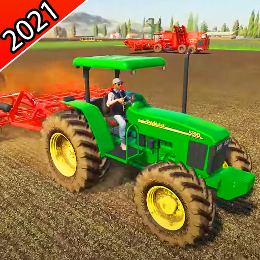 Farming Tractor Drive Simulator 3D 2021 icon