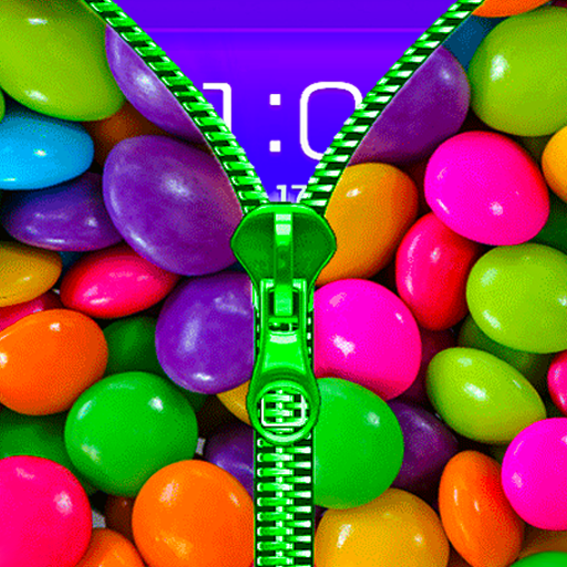 Candy Zipper Lock Screen icon