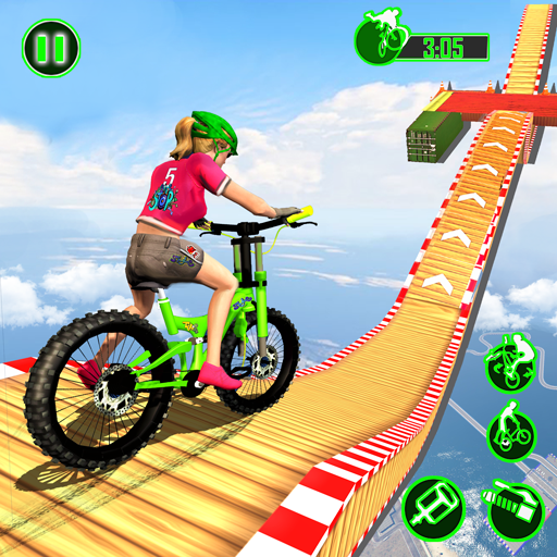 Mega Ramp BMX Bicycle Racing : Tricky Stunts 2020 иконка