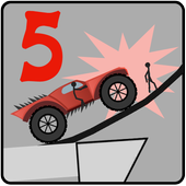 Stickman Destruction 5 road race draw line icon