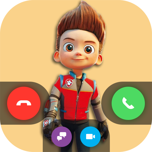 Paw Ryder Call-Video Call with Paw Ryder and pups icon