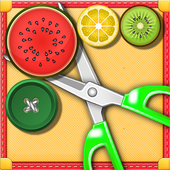 Scissors Buttons Logic Puzzle आइकन