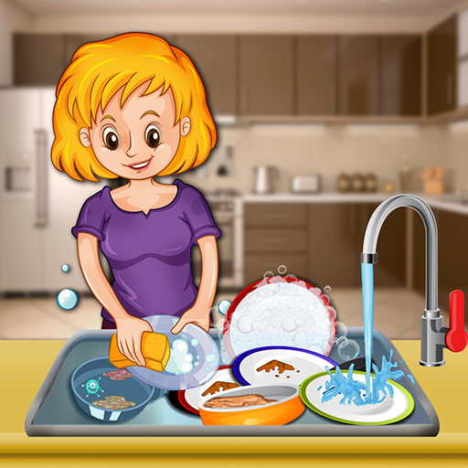 Kitchen Cleaning &amp; Dish Washing icon