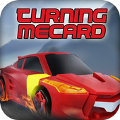 Racing Car Turning Mecard icon