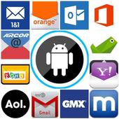 Emails all in one icon