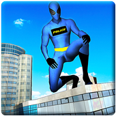 Police Spider Hero City Rescue icon