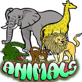 play with farm and wild animals icon