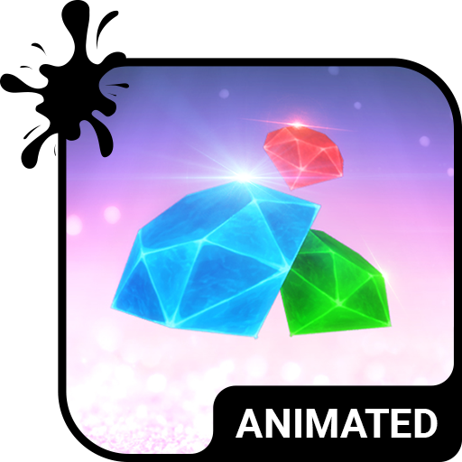 Diamonds Animated Keyboard   Live Wallpaper icon