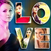 Photo Text Photo Collage أيقونة