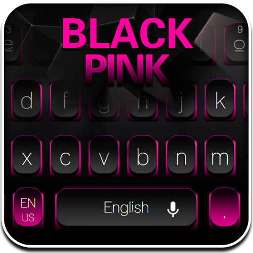 Black Pink Keyboard icon